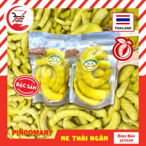 (Túi 700g) Me Ngâm Thái Lan vị chua ngọt hài hoà, ăn vặt tiện lợi, tặng kèm muối khô, đóng túi zip sạch sẽ | HH186