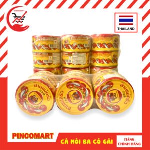 (Lốc 6 lon) Cá Mòi Sốt Cà Thái Lan hiệu Ba Cô Gái lon 190g - Hàng nhập khẩu Thái | HH102