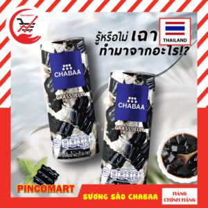 (Lốc 6 lon) Sương Sáo Thái Lan hiệu ChaBaa cực ngon giải khát ngày hè lon 230ml - Hàng nhập khẩu Thái | HH107