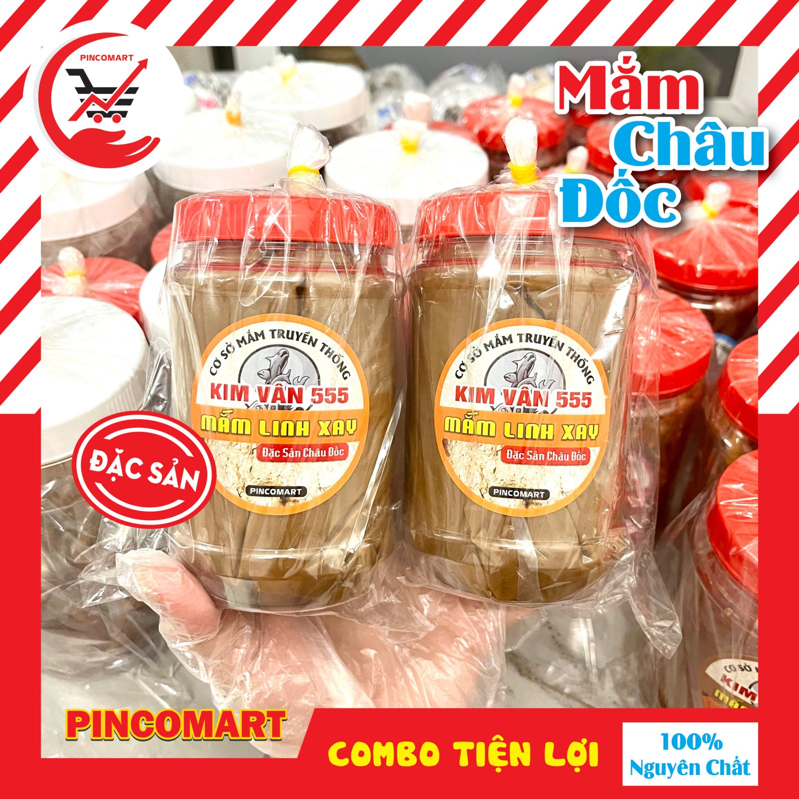(Combo 2 hũ) 1kg Mắm Cá Linh Xay đặc sản mắm truyền thống Châu Đốc, đóng hũ sạch sẽ, tiện lợi | HH131