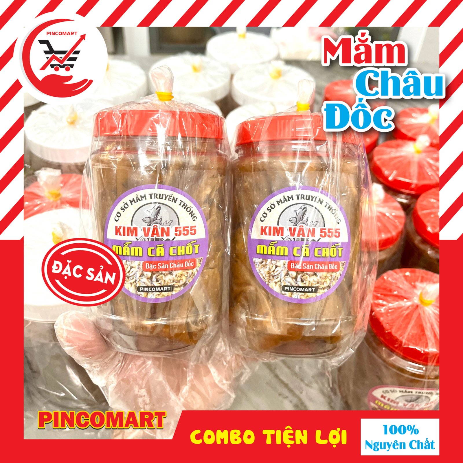(Combo 2 hũ) 1kg Mắm Cá Chốt đặc sản mắm truyền thống Châu Đốc, đóng hũ sạch sẽ, tiện lợi | HH145
