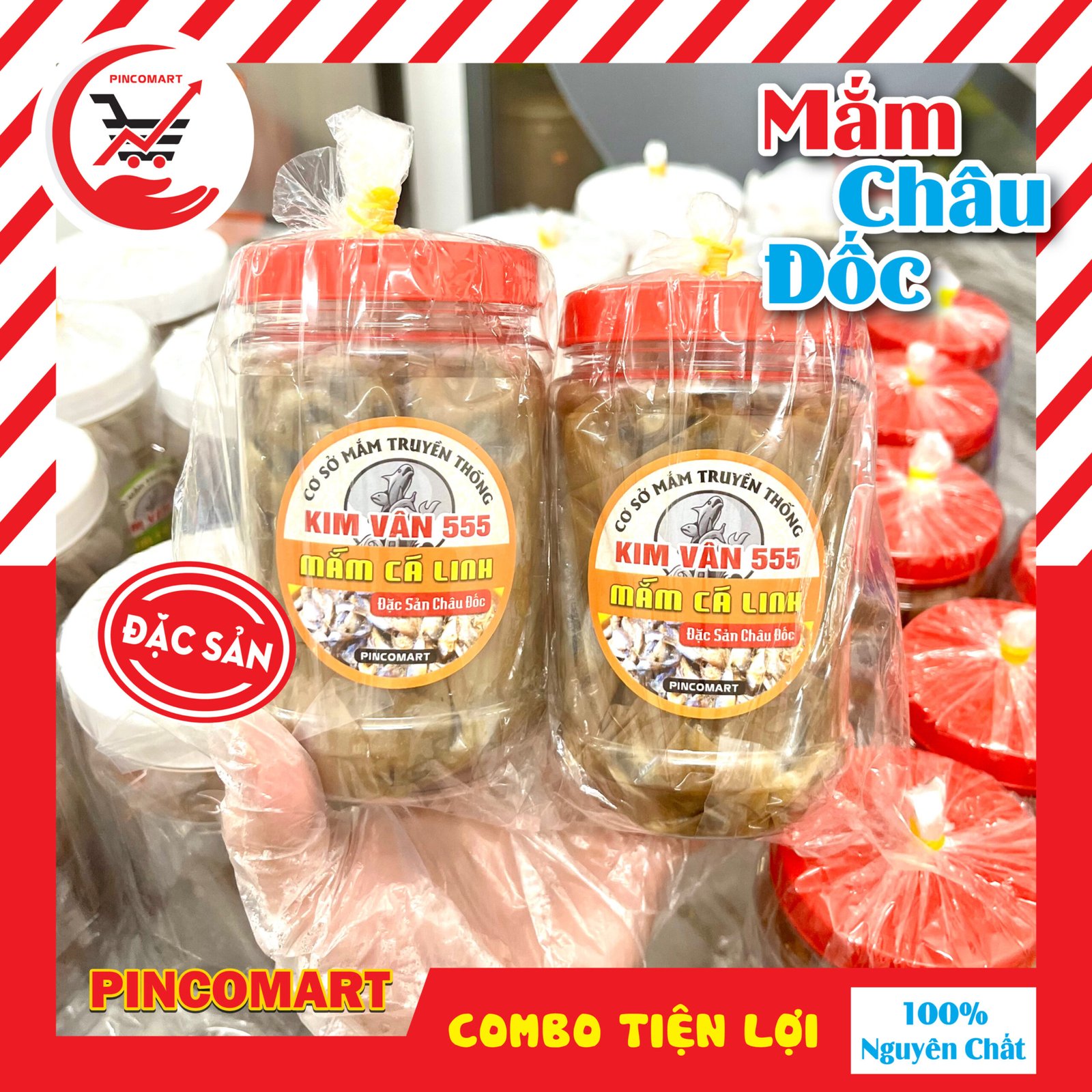 (Combo 2 hũ) 1kg Mắm Cá Linh đặc sản mắm truyền thống Châu Đốc, đóng hũ sạch sẽ, tiện lợi | HH34
